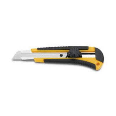CUTTER PROFESIONAL - 18 MM C/GUIA METAL Y TRABA(5)