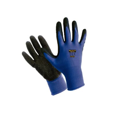 GUANTE MULTIFLEX - NYLON-LATEX PRO AZUL STEELPRO (12)