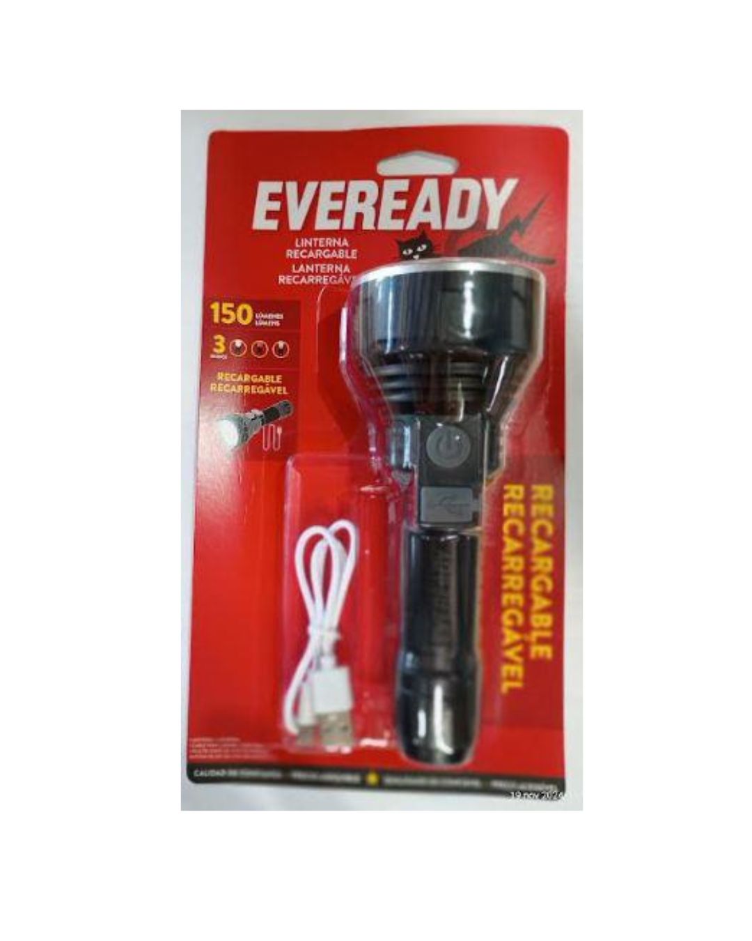LINTERNA EVEREADY RECARGABLE USB - 7 LED VPHHL4.L1 (1)