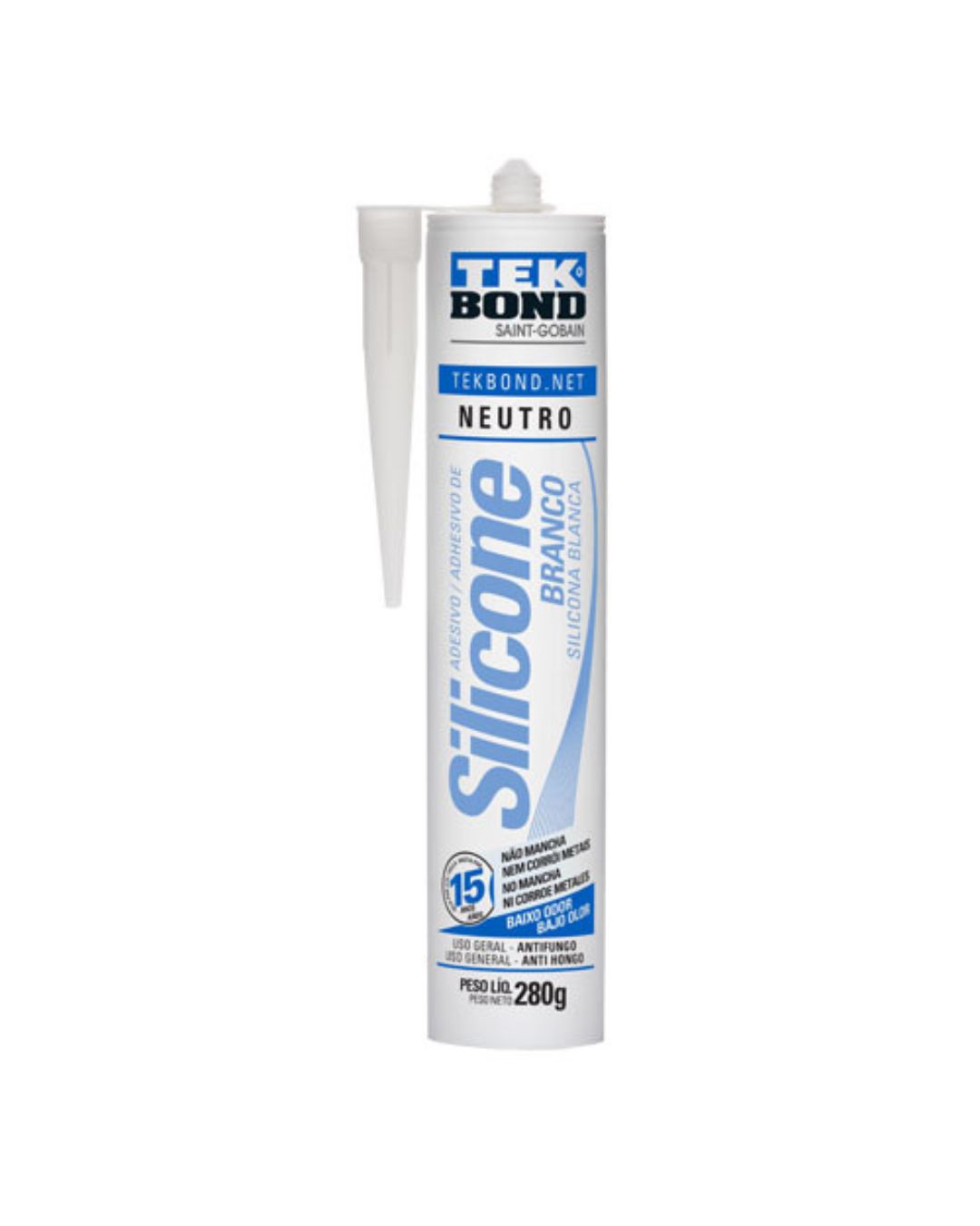 SELLADOR SILICONAS TEKBOND - 280G. NEUTRA BLANCO (1)