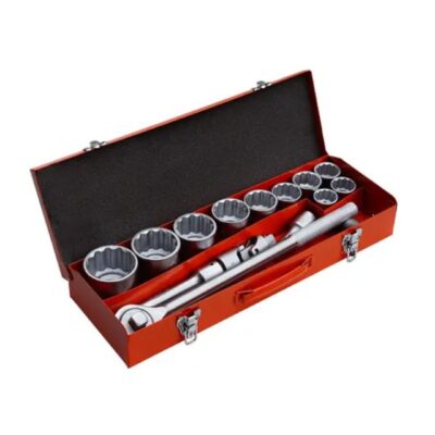 BOCALLAVE JUEGO BIASSONI 5121 ESTRI 3/4"" CAJA MET 15 PC