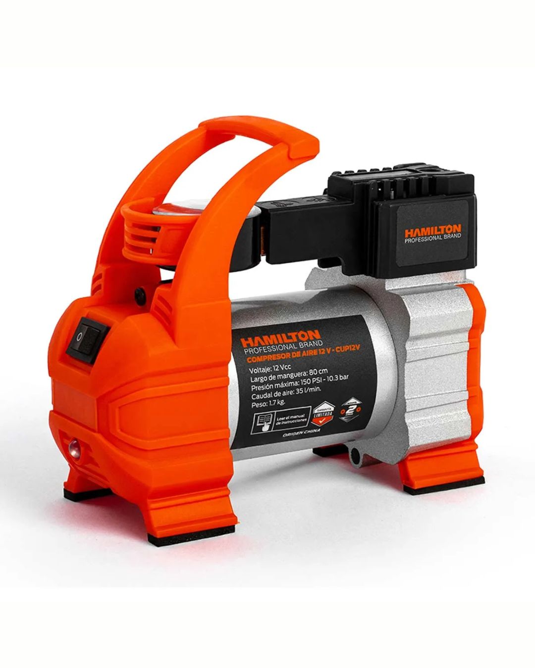 COMPRESOR DE AIRE 12V PARA AUTOMOTORES - UNICABLE