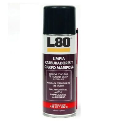 L80 LIMPIA CARBURADORES X 300 GRS