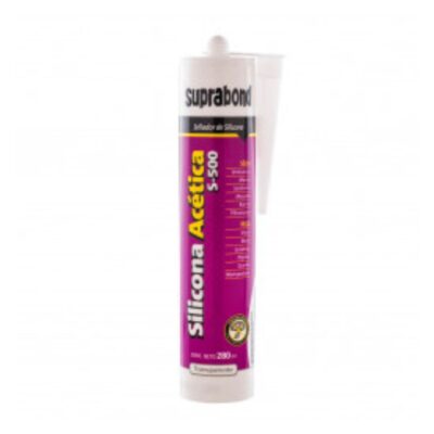 SILICONA ACÉTICA S-500 280 ML TRANSPARENTE