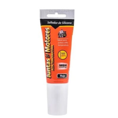 SILICONA JUNTAS Y MOTORES 60 ML POMO ROJO