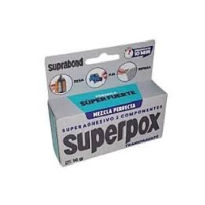 SUPERPOX SUPERADHESIVO ACERO ESTUCHE X 25G
